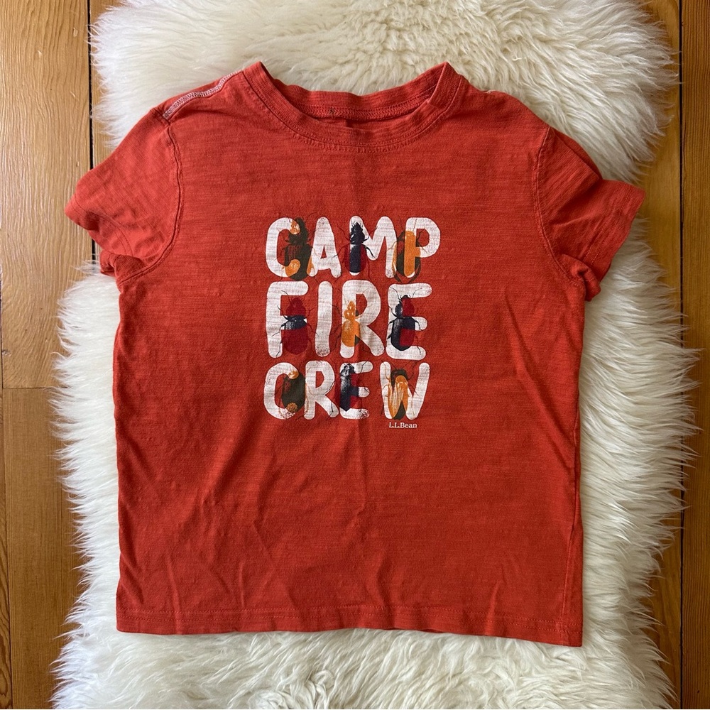 L.L. Bean Boys Camp Fire Crew Tee